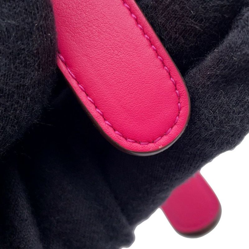 エルメス カチューシャ グレンダ セリエ ローズメキシコ/オレンジミニアン/シルバー金具 スイフト HERMES ヘアアクセサリー