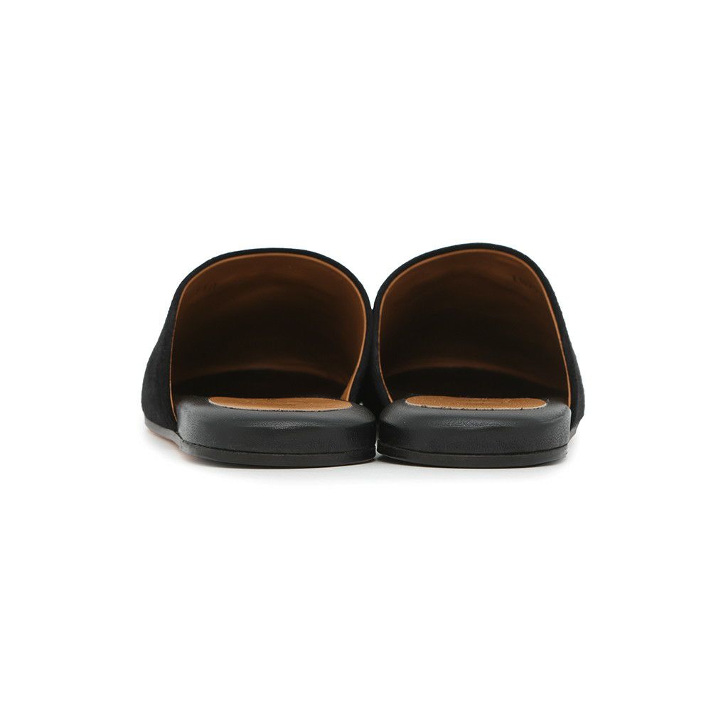 グッチ サンダル アディダスコラボ ホースビット1955 ミュールスリッパ スエード レザー 702211 レディースサイズ36 GUCCI 靴 黒