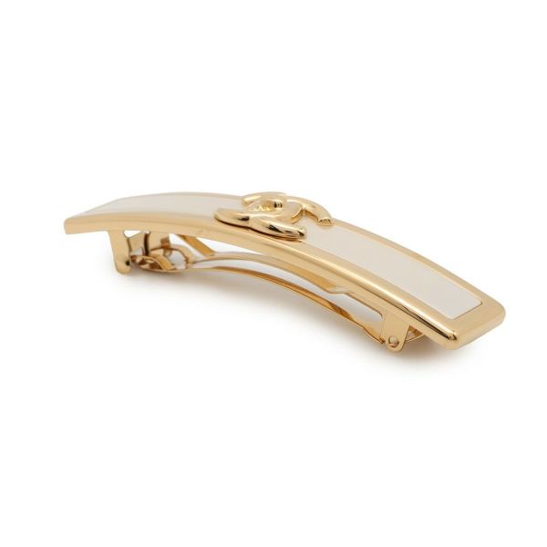 シャネル バレッタ ココマーク メタル B24 A ABD713 CHANEL ヘアアクセサリー