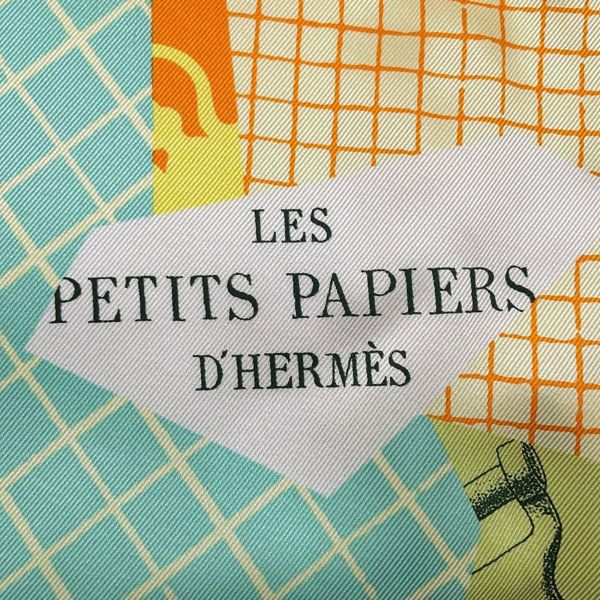 エルメス スカーフ カレ70 レ プティ パピエ LES PETITS PAPIERS HERMES シルク