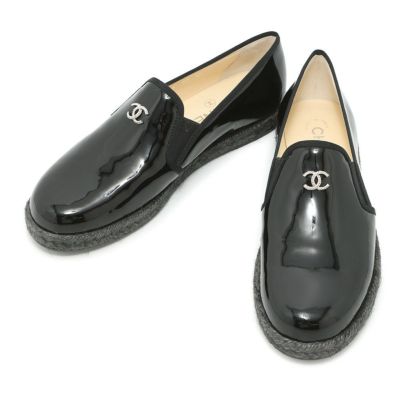 シャネル　chanel ローファー　37.5  スリッパ ✨高級美品✨️ シャネル CHANEL ローファーサンダル スリッポン