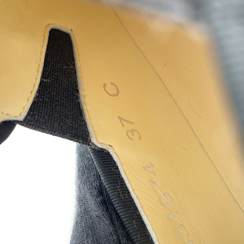 シャネル スリッポン ココマーク エスパドリーユ エナメル レディースサイズ37C G31874 CHANEL 靴 黒