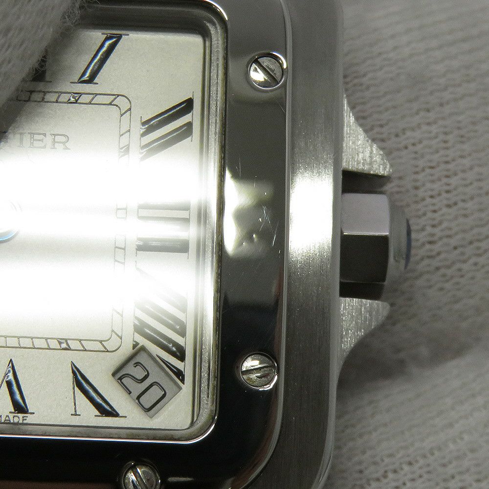カルティエ サントスガルベ XL W20098D6 Cartier 腕時計 シルバー文字盤