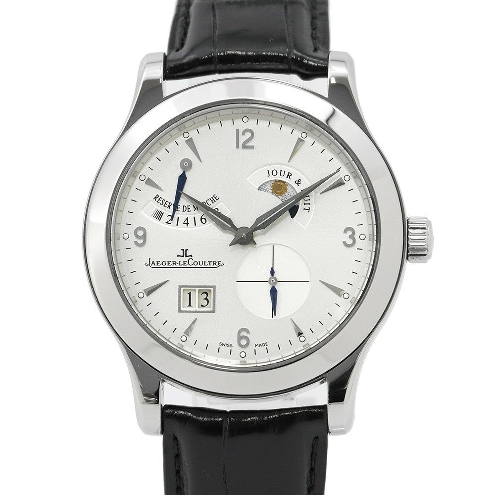 ジャガールクルト マスター エイトデイズ Q1608420 JAEGER-LECOULTRE 腕時計 シルバー文字盤