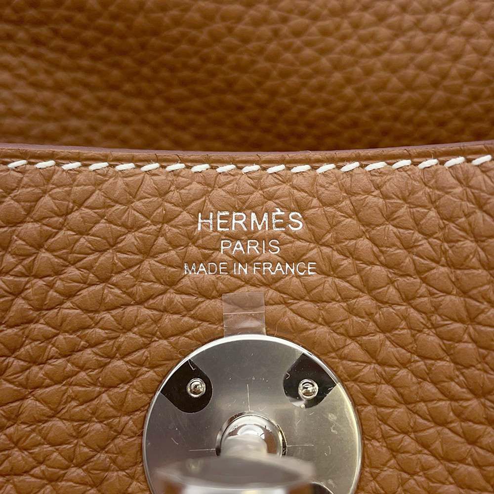 エルメス ハンドバッグ リンディ26  ゴールド/シルバー金具 トリヨンクレマンス W刻印 2way