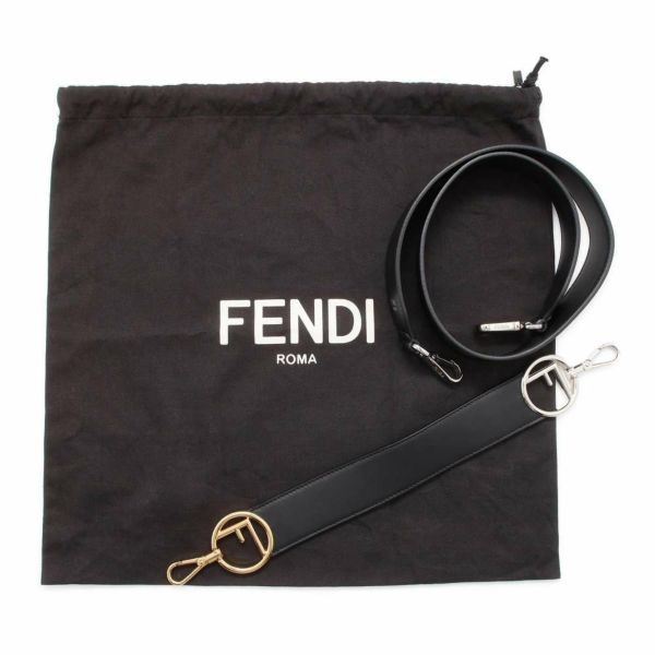 フェンディ ショルダーバッグ キャナイエフ レザー 8BT284 FENDI バッグ 黒