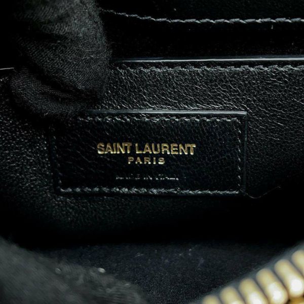 サンローランパリ チェーンショルダーバッグ ルル スモール レザー 494699 SAINT LAURENT PARIS 黒