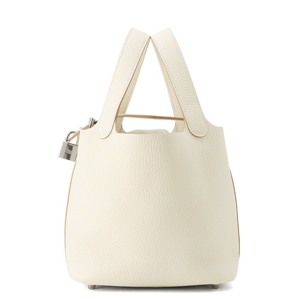 エルメス ハンドバッグ ピコタンロックPM クレ/シルバー金具 トリヨンクレマンス K刻印