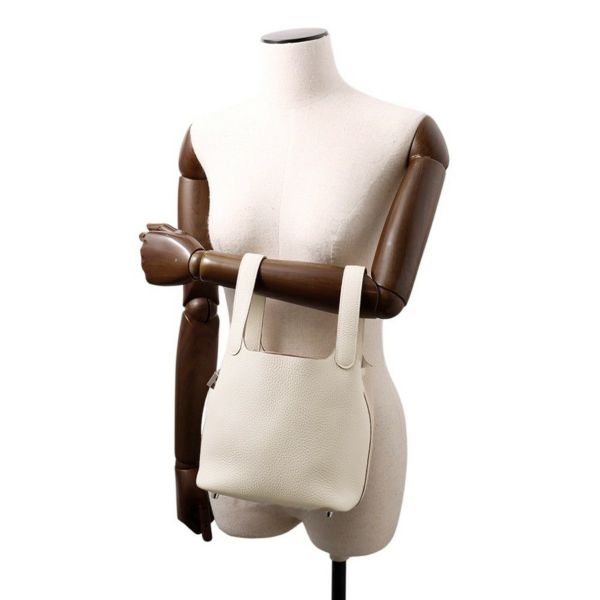 エルメス ハンドバッグ ピコタンロックPM クレ/シルバー金具 トリヨンクレマンス K刻印