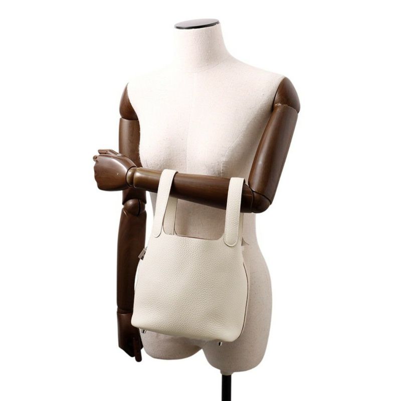 エルメス ハンドバッグ ピコタンロックPM クレ/シルバー金具 トリヨンクレマンス K刻印