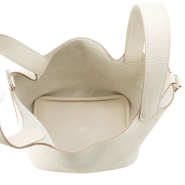 エルメス ハンドバッグ ピコタンロックPM クレ/シルバー金具 トリヨンクレマンス K刻印