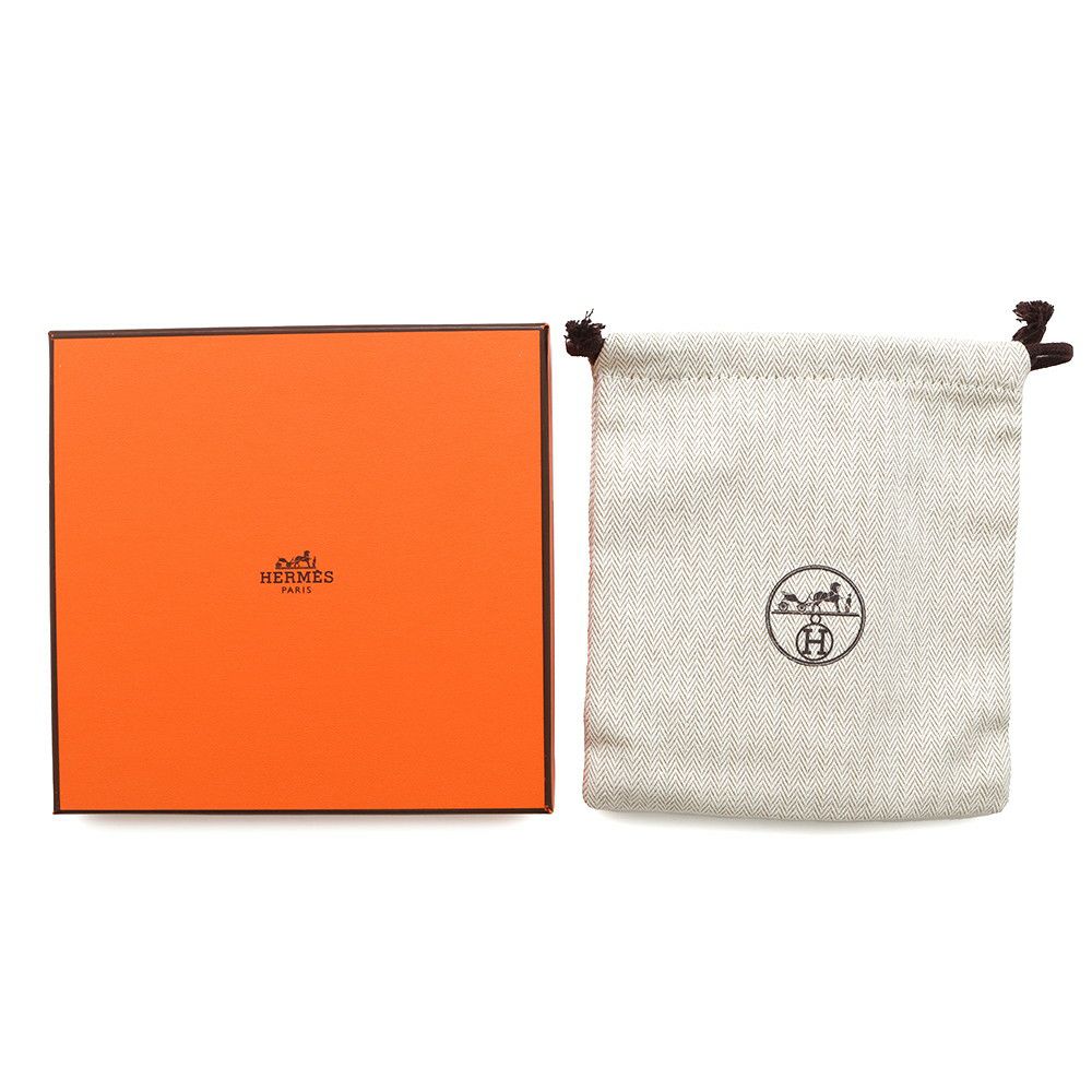 エルメス 二つ折り財布 Hパッサン コンパクト ローズダーリン/シルバー  