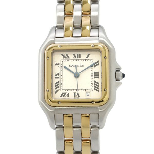 カルティエ パンテールMM パンテール ドゥ カルティエ W25028B6 Cartier 腕時計 レディース アイボリー文字盤