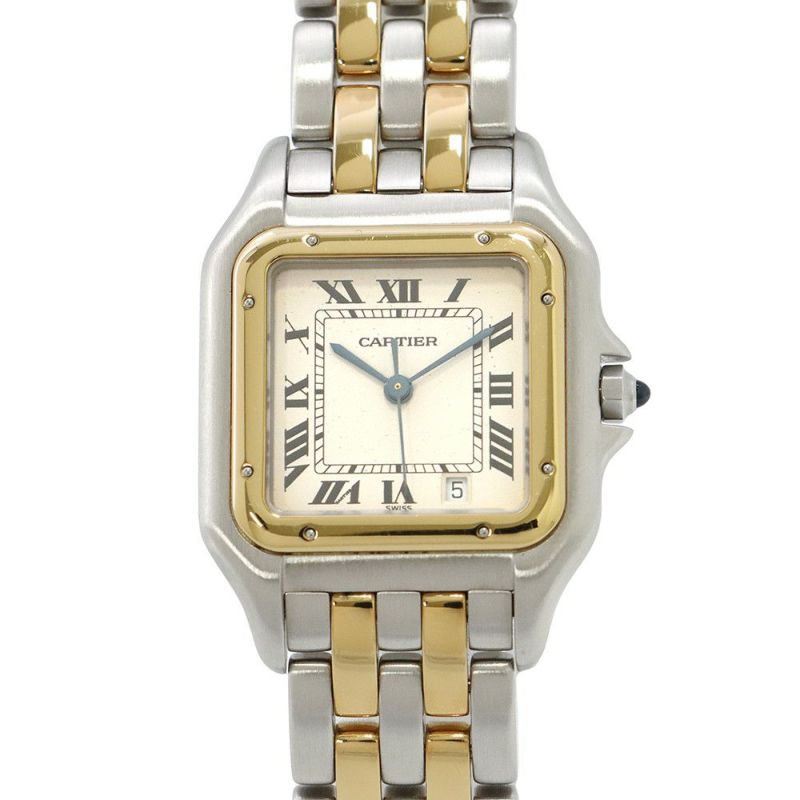 カルティエ パンテールMM パンテール ドゥ カルティエ W25028B6 Cartier 腕時計 レディース アイボリー文字盤