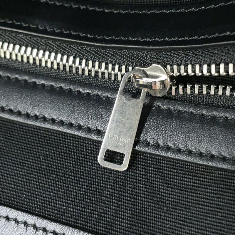 セリーヌ トートバッグ トリオンフ バックル付きカバ PVC 113742 CELINE 黒