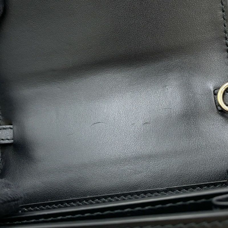 グッチ ショルダーバッグ ミニ GGマトラッセ レザー 723777 GUCCI ポシェット 黒 アウトレット品