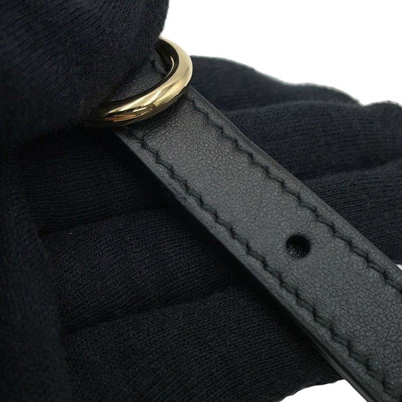 グッチ ショルダーバッグ ミニ GGマトラッセ レザー 723777 GUCCI ポシェット 黒 アウトレット品