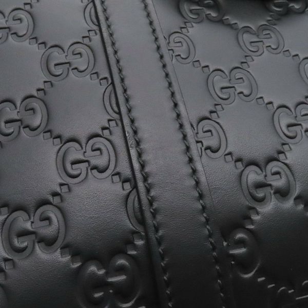 グッチ ショルダーバッグ ブリーフケース GG グッチシマレザー 435322 メンズ  ビジネス 2way 黒