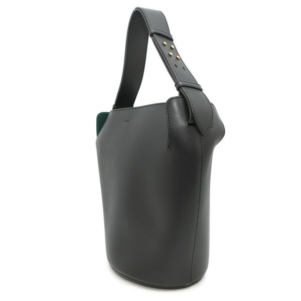 バーバリー ショルダーバッグ バケットバッグ カーフレザー 40758901 BURBERRY 黒