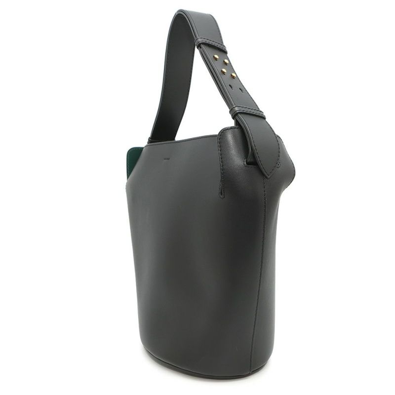 バーバリー ショルダーバッグ バケットバッグ カーフレザー 40758901 BURBERRY 黒