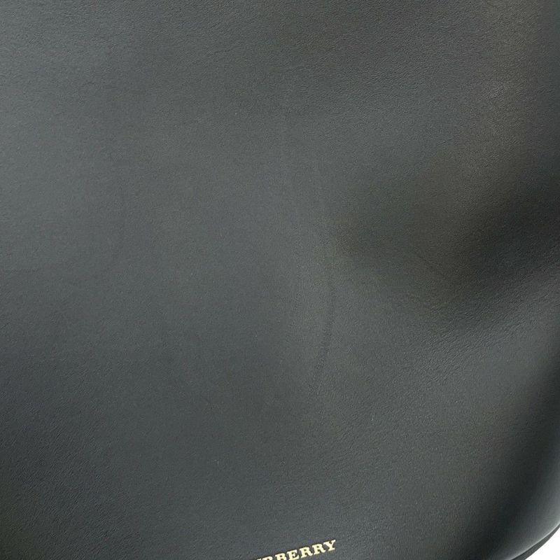 バーバリー ショルダーバッグ バケットバッグ カーフレザー 40758901 BURBERRY 黒