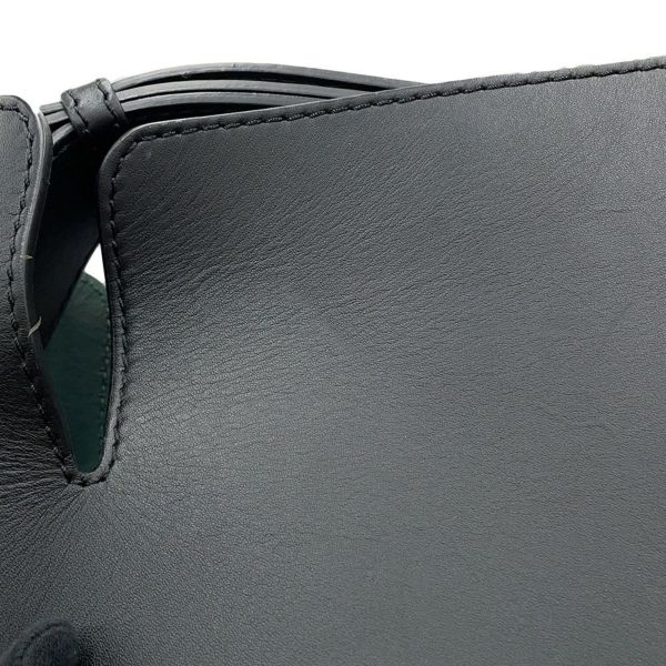 バーバリー ショルダーバッグ バケットバッグ カーフレザー 40758901 BURBERRY 黒