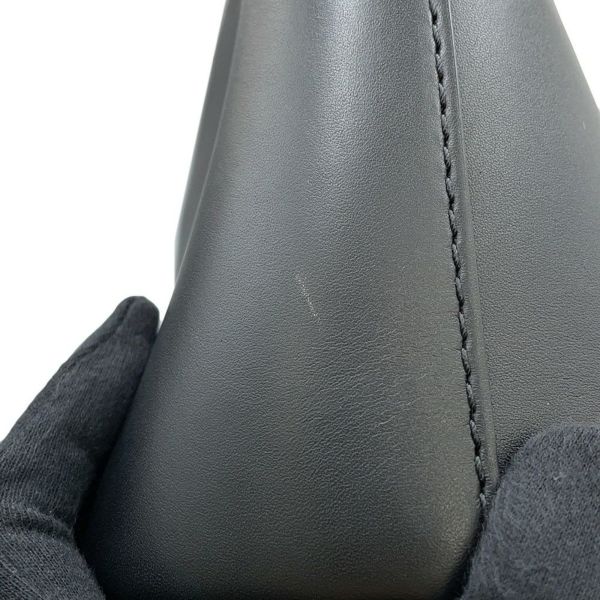 バーバリー ショルダーバッグ バケットバッグ カーフレザー 40758901 BURBERRY 黒