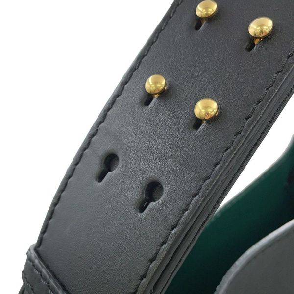 バーバリー ショルダーバッグ バケットバッグ カーフレザー 40758901 BURBERRY 黒