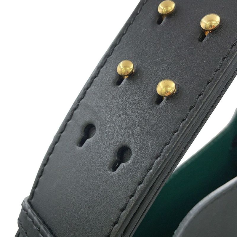 バーバリー ショルダーバッグ バケットバッグ カーフレザー 40758901 BURBERRY 黒