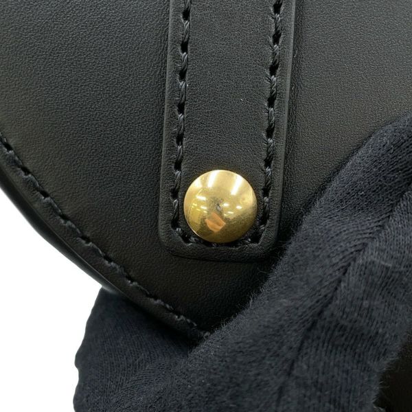 バーバリー ショルダーバッグ バケットバッグ カーフレザー 40758901 BURBERRY 黒