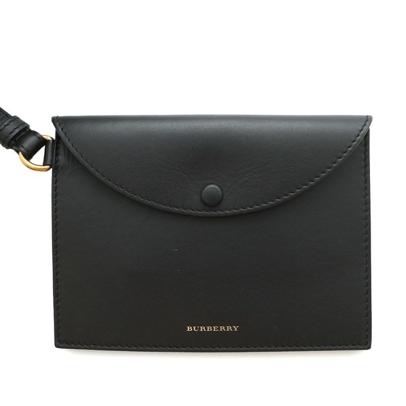 バーバリー ショルダーバッグ バケットバッグ カーフレザー 40758901 BURBERRY 黒