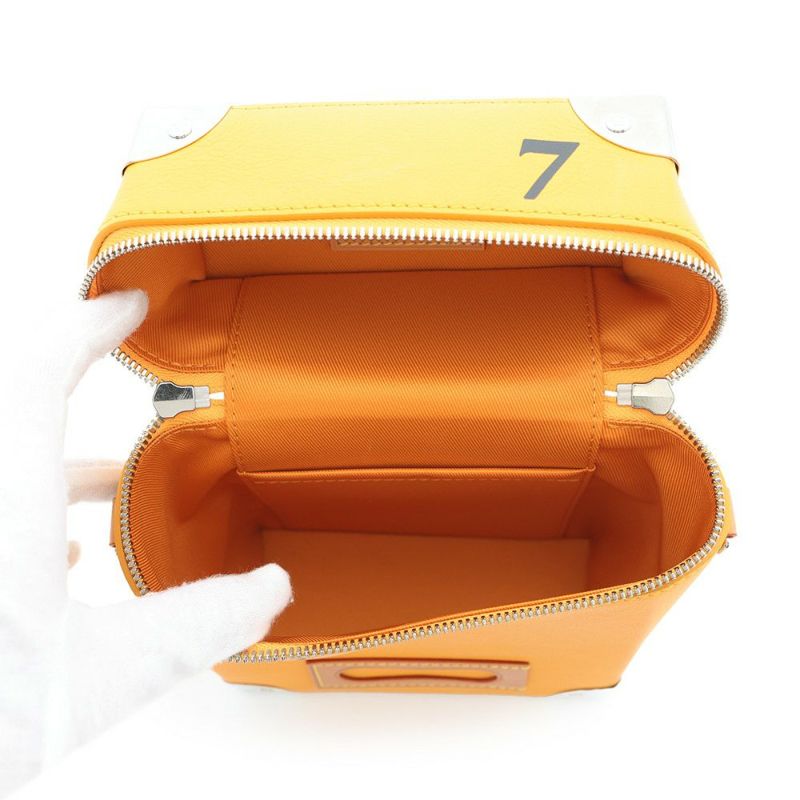 ルイヴィトン ハンドバッグ カウハイドレザー ヴェルティカル・ボックス トランク M59666 2wayショルダーバッグ