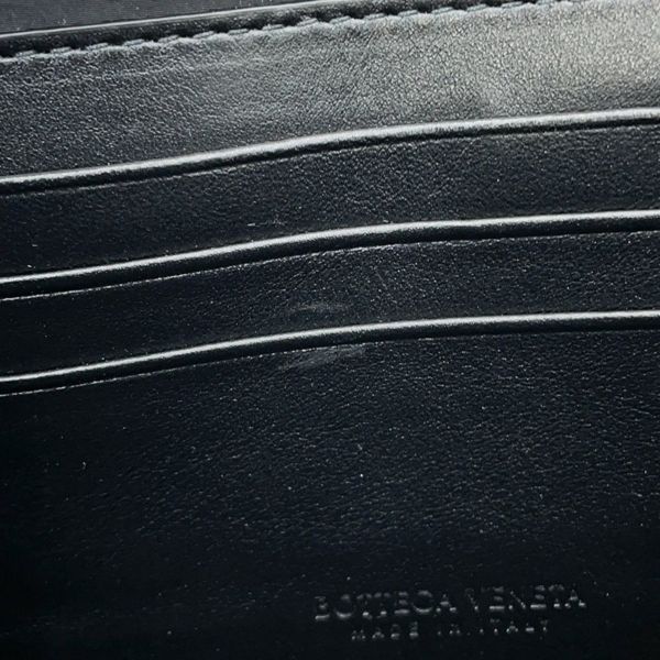 ボッテガヴェネタ ショルダーバッグ イントレチャート クラッチバッグ ラバー レザー 778706 BOTTEGA VENETA 黒
