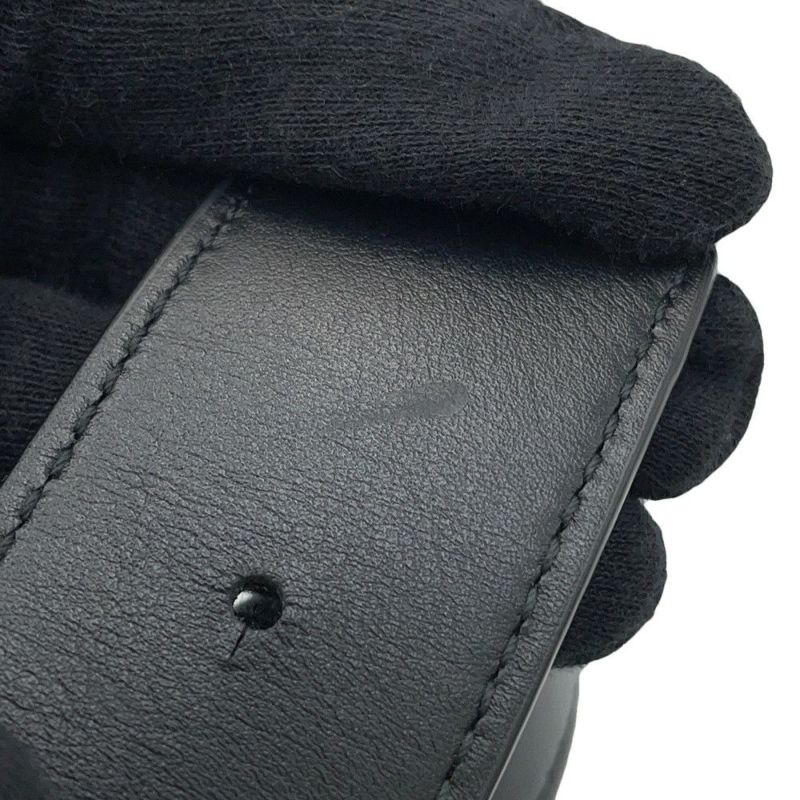 ボッテガヴェネタ ショルダーバッグ イントレチャート クラッチバッグ ラバー レザー 778706 BOTTEGA VENETA 黒