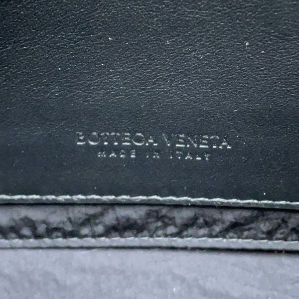 ボッテガヴェネタ ショルダーバッグ イントレチャート クラッチバッグ ラバー レザー 778706 BOTTEGA VENETA 黒
