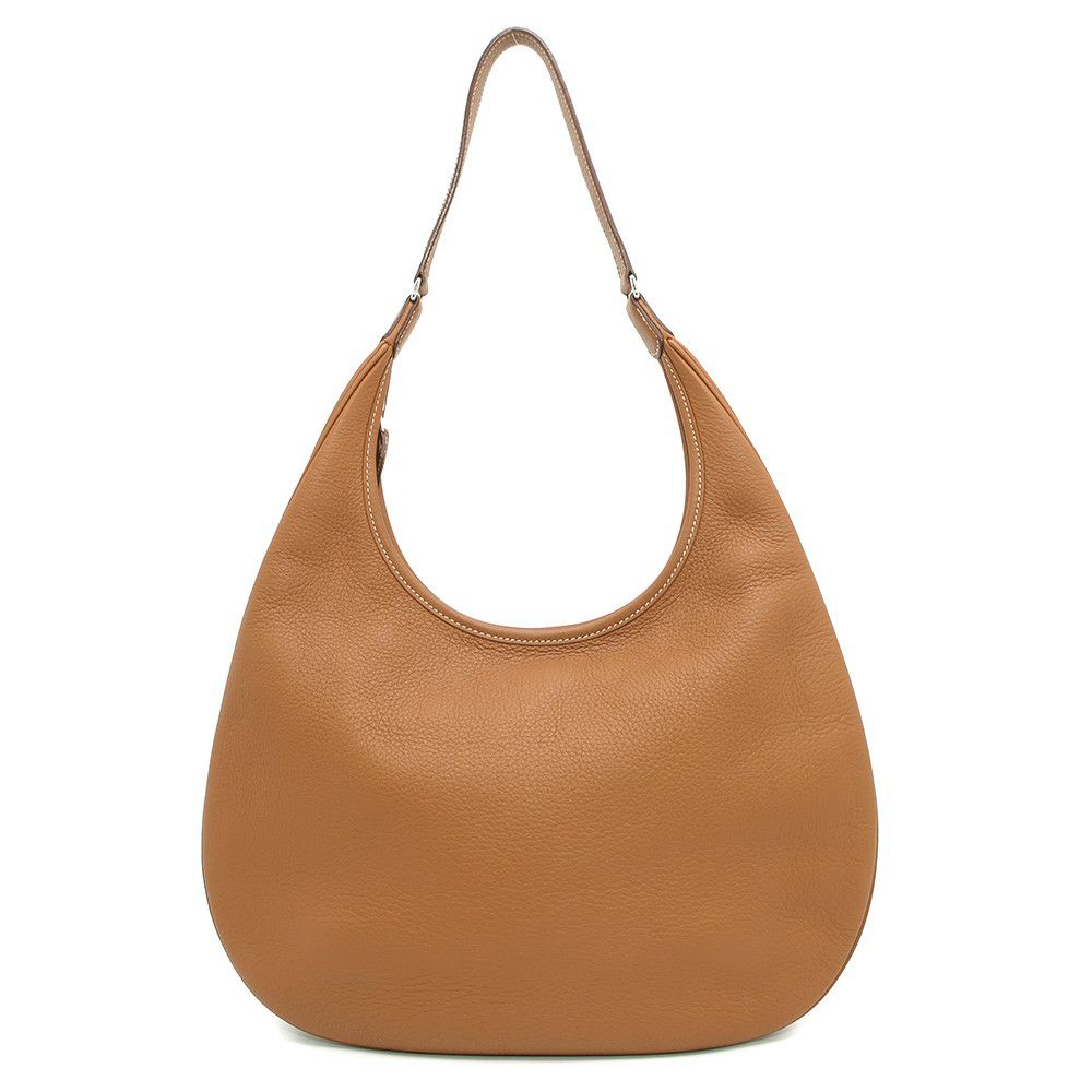 エルメス ショルダーバッグ ガオ ゴールド/シルバー金具 トリヨンクレマンス □L刻印 HERMES バッグ