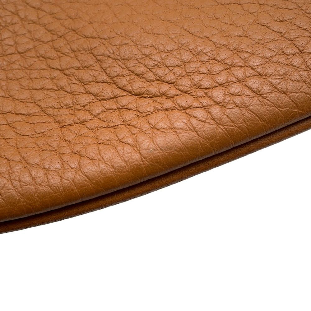 エルメス ショルダーバッグ ガオ ゴールド/シルバー金具 トリヨンクレマンス □L刻印 HERMES バッグ