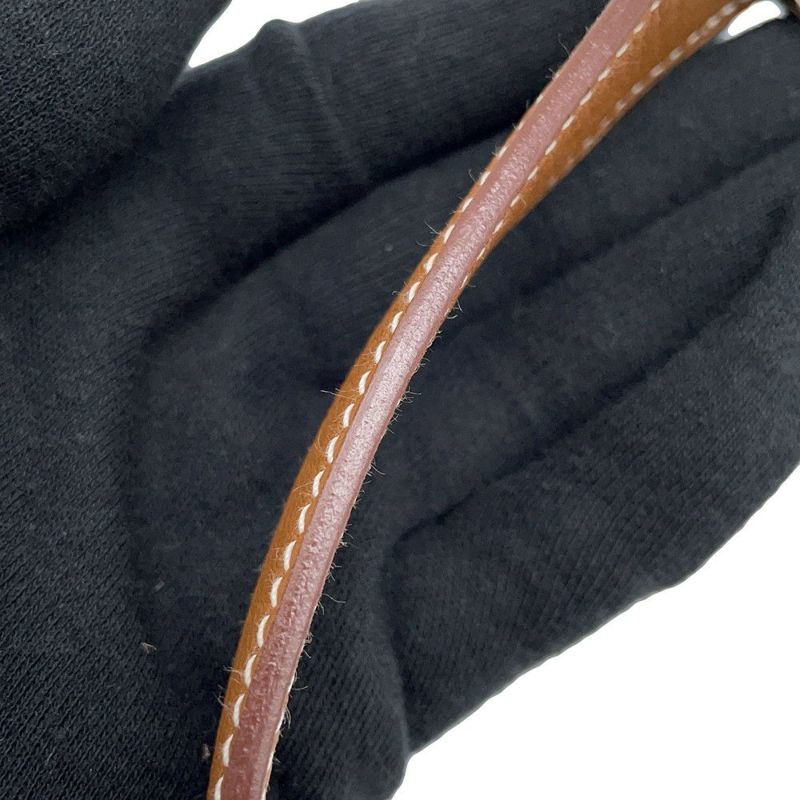 エルメス ショルダーバッグ ガオ ゴールド/シルバー金具 トリヨンクレマンス □L刻印 HERMES バッグ