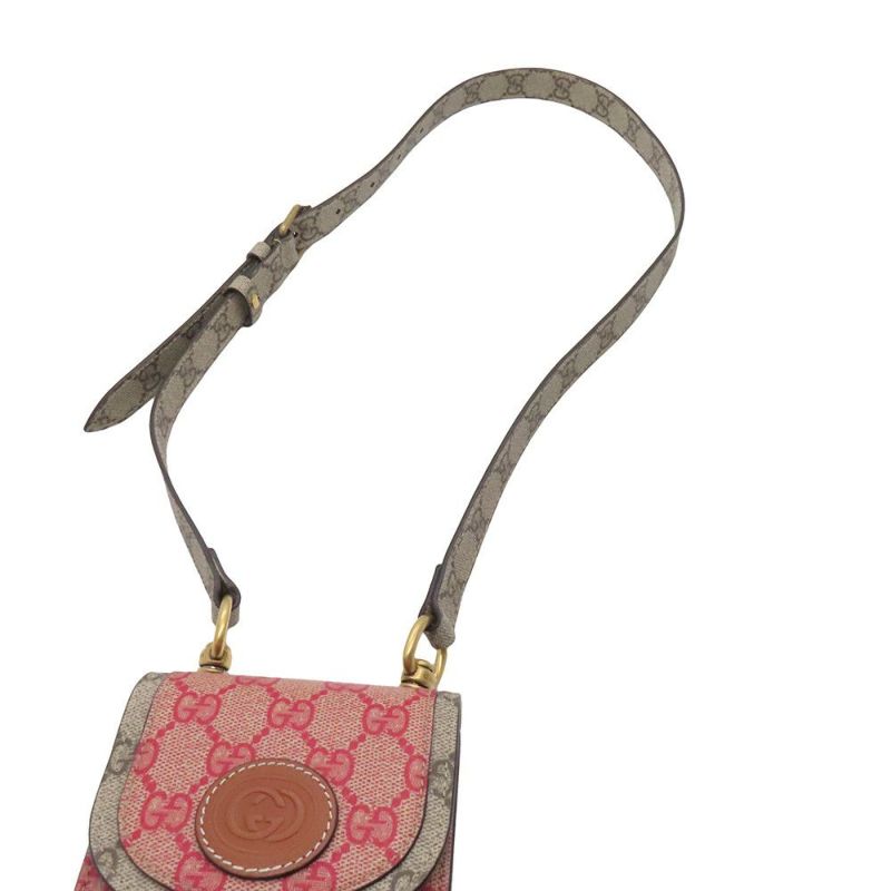 グッチ ショルダーバッグ オフィディア GGスプリーム/レザー 723766 GUCCI バッグ ストライプ Dans Le Vert ウサギ