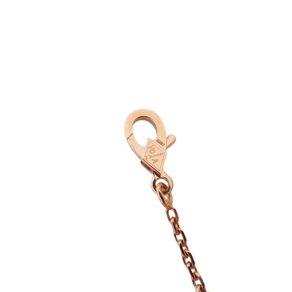 ヴァンクリーフ&アーペル ネックレス ヴィンテージアルハンブラ ダイヤモンド シルバーオブシディアン VCARP9T000 2023年ホリデー