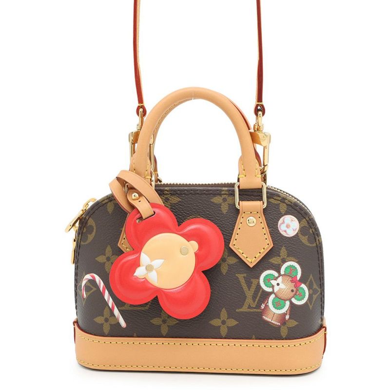 ルイヴィトン ハンドバッグ モノグラム ヴィヴィエンヌ ナノ・アルマ M12199 LOUIS VUITTON 2way クリスマス