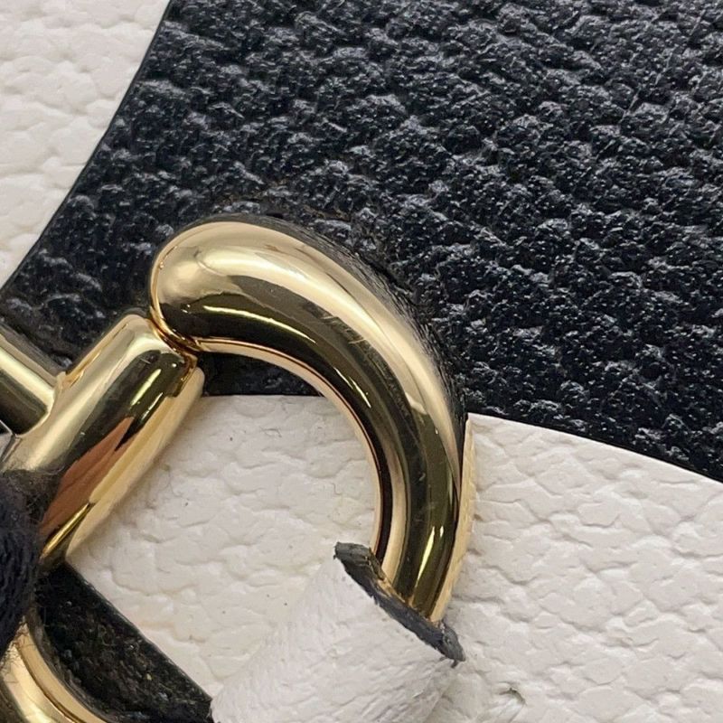 グッチ ショルダーウォレット アディダスコラボ ホースビット レザー 702248 GUCCI adidas 財布 黒