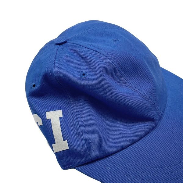 グッチ キャップ ロゴ べースボール コットン サイズM 751400 GUCCI 帽子 ブルー