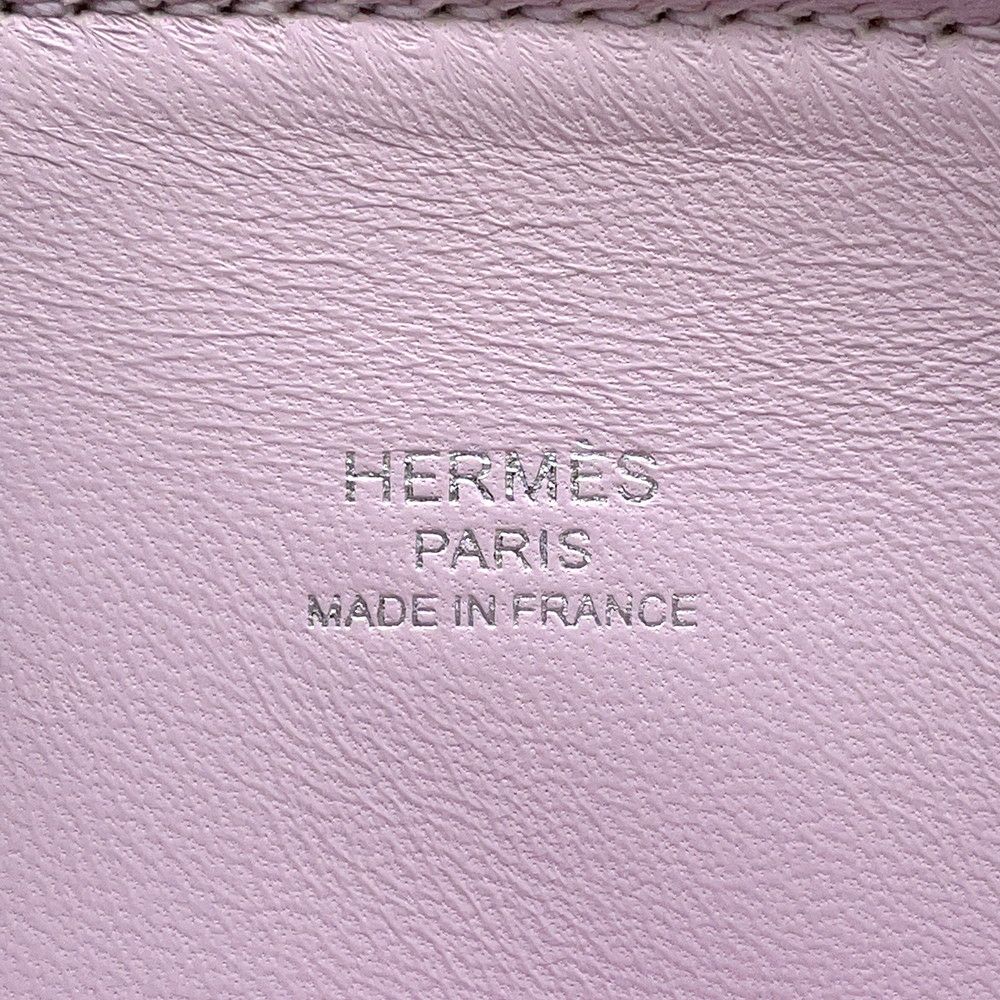 エルメス ボリード1923 ミニ ヴェルソ ゴールド/モーヴペール/シルバー金具 エバーカラー U刻印 2wayショルダー