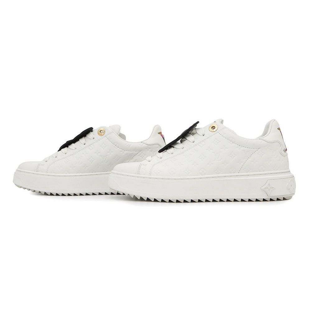 ルイヴィトン スニーカー LV × TM タイムアウト レディースサイズ37 1AGZGR LOUIS VUITTON 靴 白 村上隆 パンダ