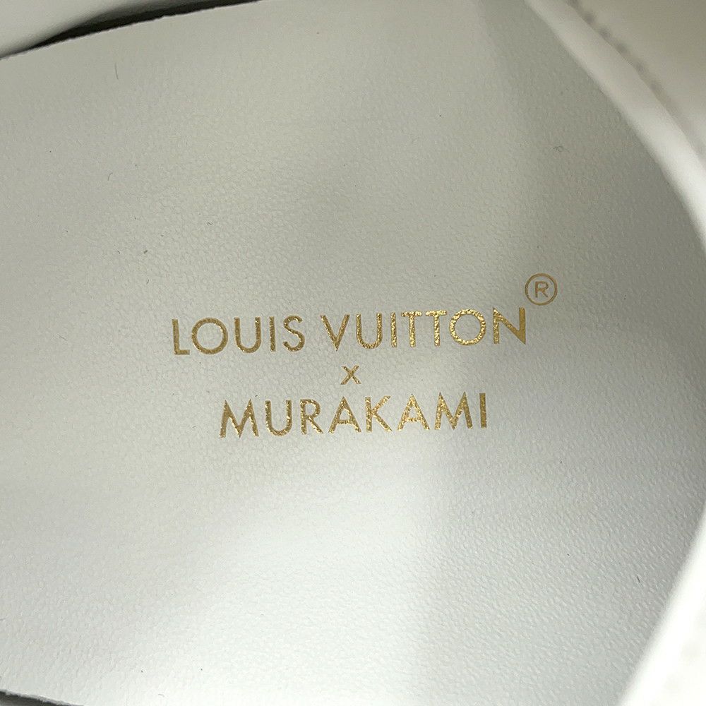 ルイヴィトン スニーカー LV × TM タイムアウト レディースサイズ37 1AGZGR LOUIS VUITTON 靴 白 村上隆 パンダ