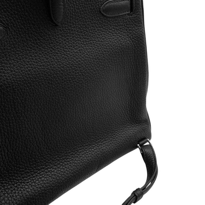 エルメス リュック ケリーアドPM ブラック/シルバー金具 トゴ Y刻印 HERMES バッグ 黒