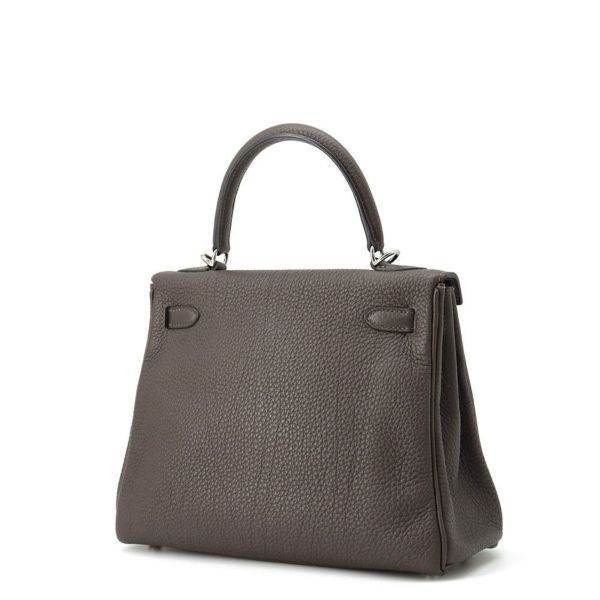 エルメス ハンドバッグ ケリー25 内縫い ショコラ/シルバー金具 トゴ Z刻印 2wayショルダー