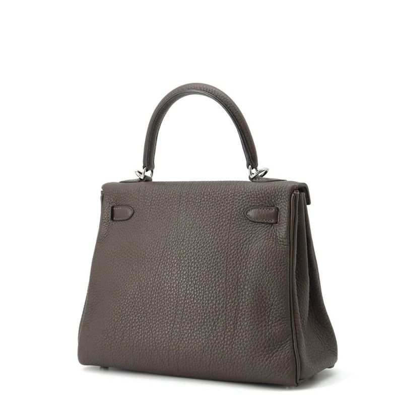 エルメス ハンドバッグ ケリー25 内縫い ショコラ/シルバー金具 トゴ Z刻印 2wayショルダー