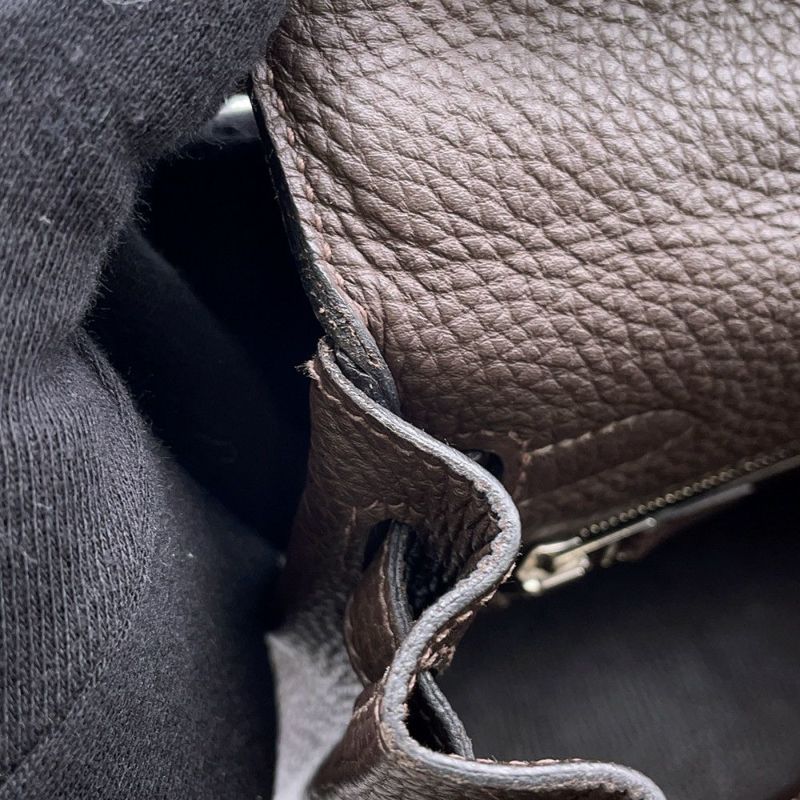 エルメス ハンドバッグ ケリー25 内縫い ショコラ/シルバー金具 トゴ Z刻印 2wayショルダー